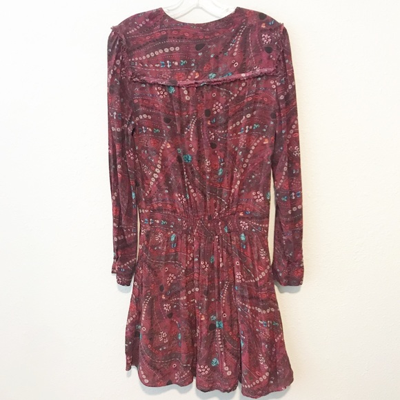 ZADIG & VOLTAIRE Psyche Remus Red Dress EUC - Picture 5 of 16